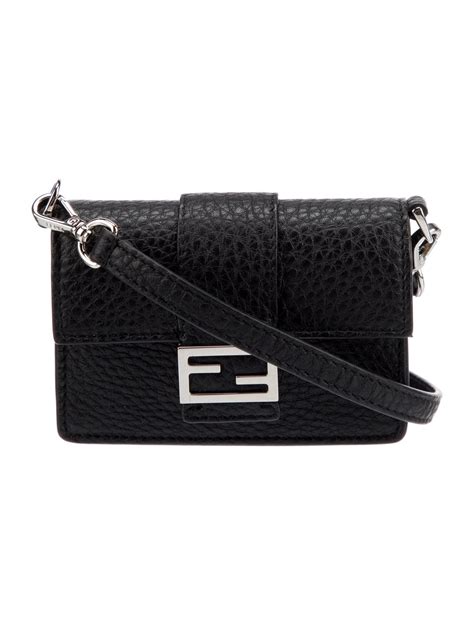 fendi micro flat baguette|Fendi mini baguette vintage.